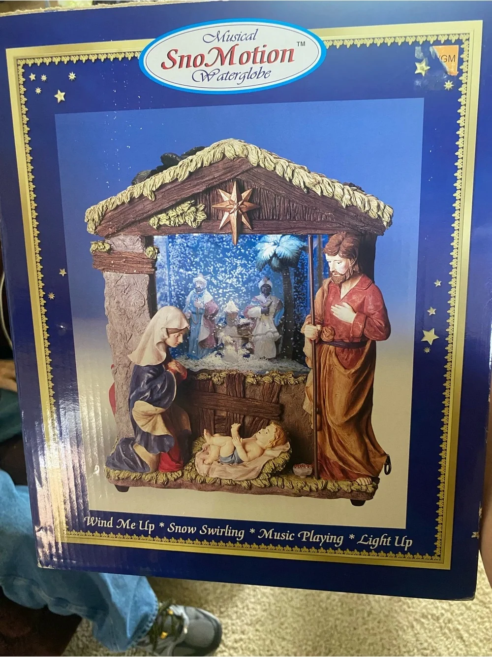 Classic Nativity Scene Holiday Figurine - Multi